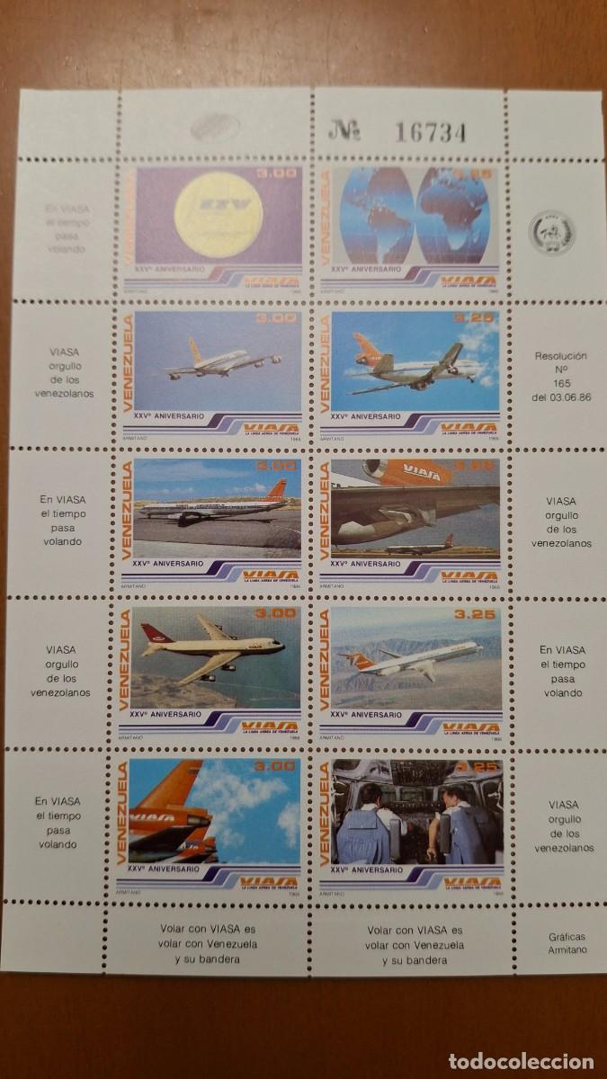 Stamps: HB702 HOJITAS BLOQUE de VENEZUELA en NUEVO ideal para tematicas (leer descripcion)