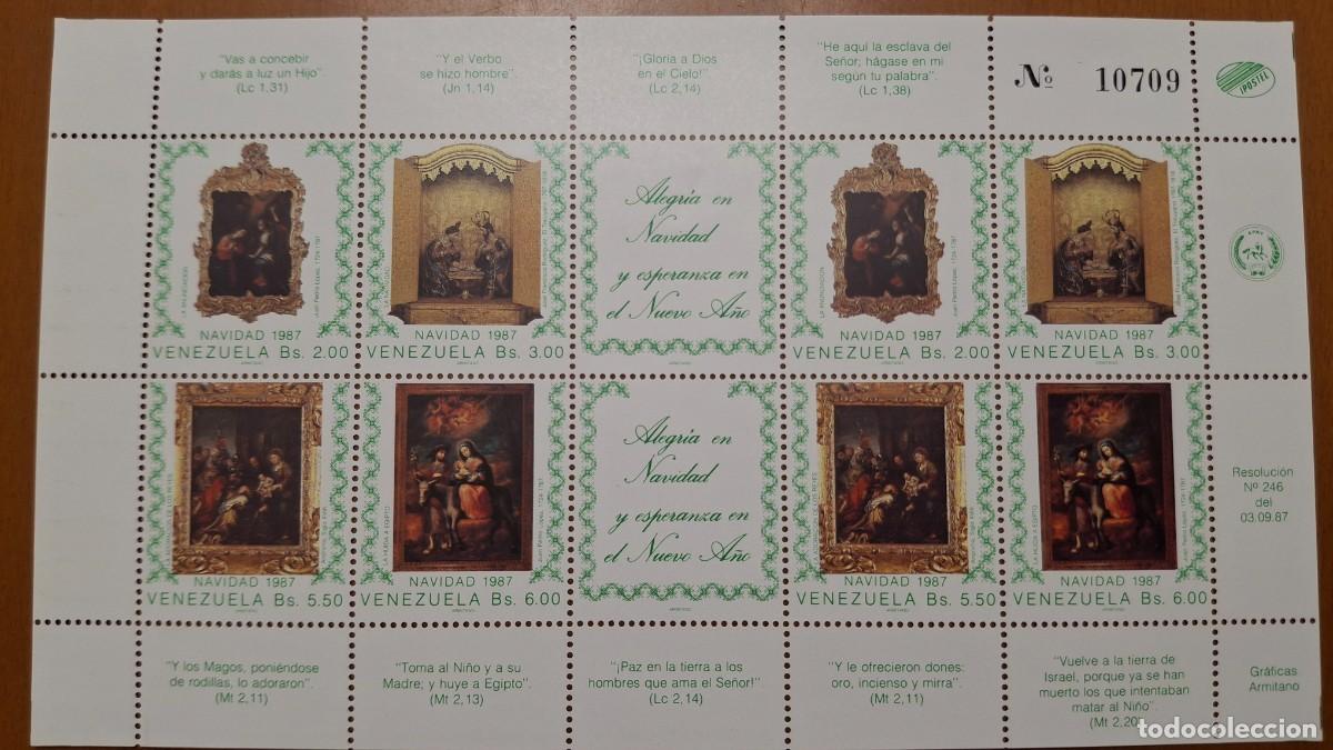 Stamps: HB704 HOJITAS BLOQUE de VENEZUELA en NUEVO ideal para tematicas (leer descripcion)