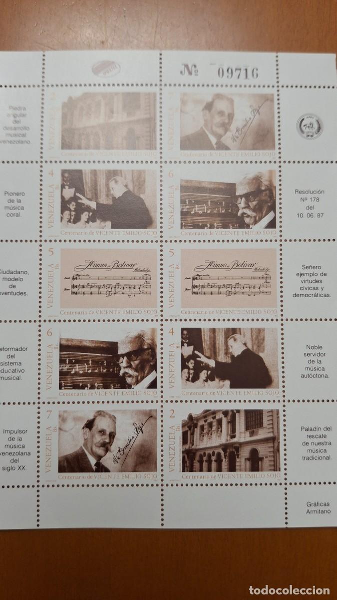 Timbres: HB711 HOJITAS BLOQUE de VENEZUELA en NUEVO ideal para tematicas (leer descripcion)