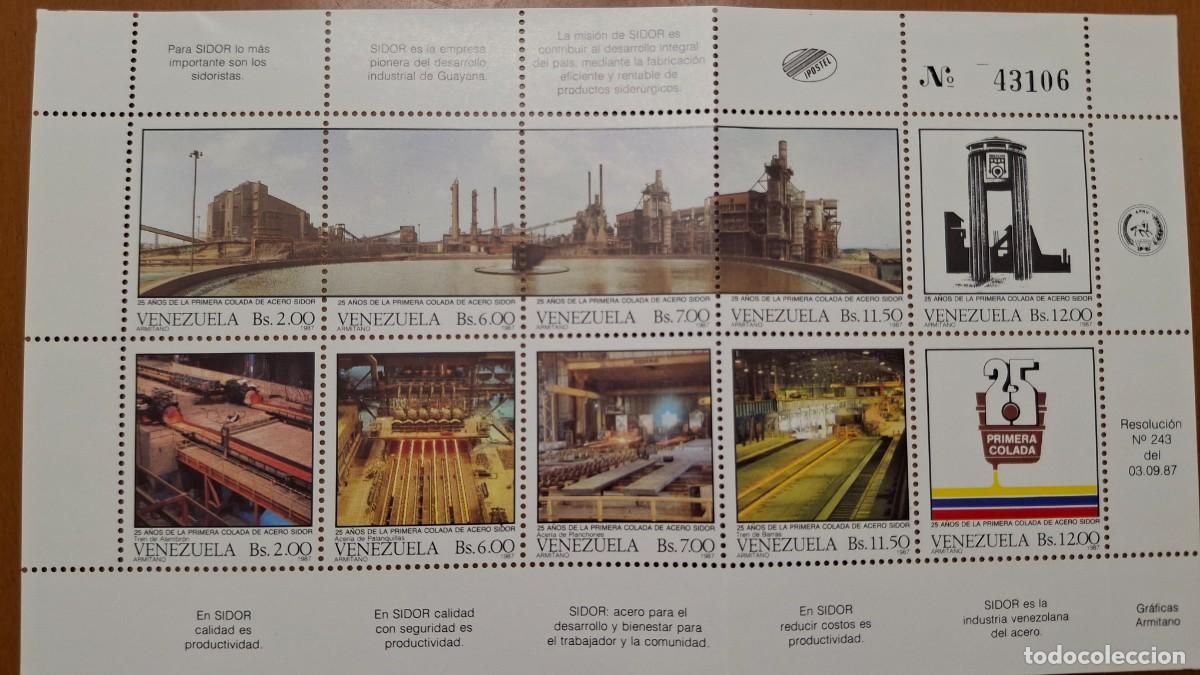 Briefmarken: HB713 HOJITAS BLOQUE de VENEZUELA en NUEVO ideal para tematicas (leer descripcion)