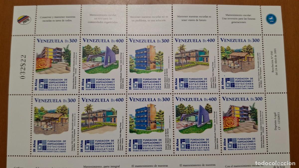 Timbres: HB717 HOJITAS BLOQUE de VENEZUELA en NUEVO ideal para tematicas (leer descripcion)