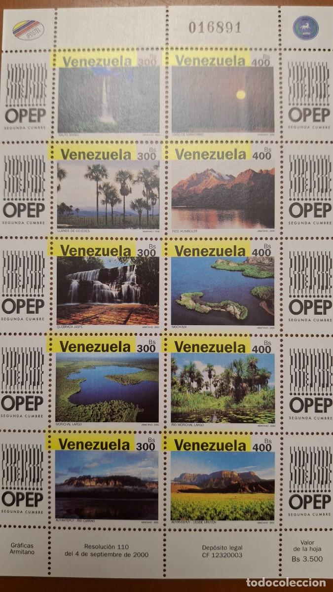 Timbres: HB718 HOJITAS BLOQUE de VENEZUELA en NUEVO ideal para tematicas (leer descripcion)
