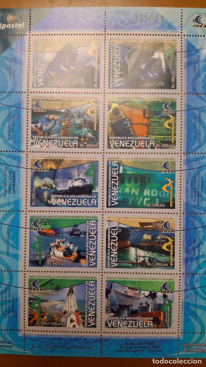 Timbres: HB724 HOJITAS BLOQUE de VENEZUELA en NUEVO ideal para tematicas (leer descripcion)