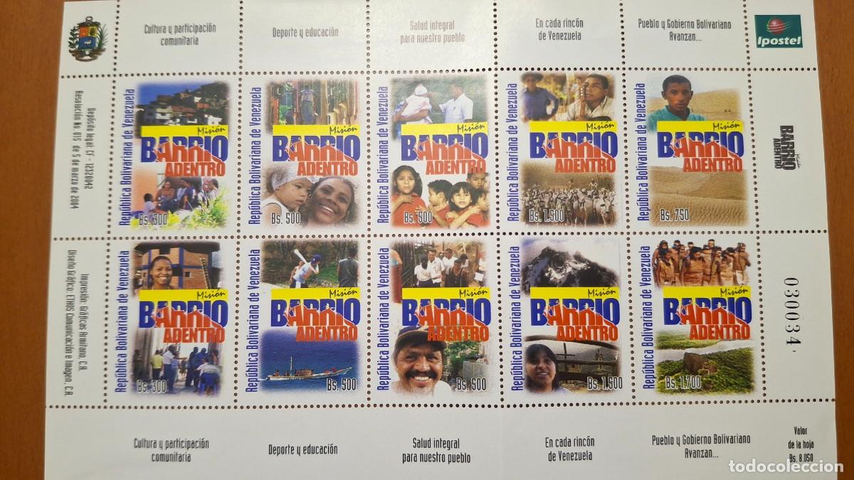 Francobolli: HB726 HOJITAS BLOQUE de VENEZUELA en NUEVO ideal para tematicas (leer descripcion)