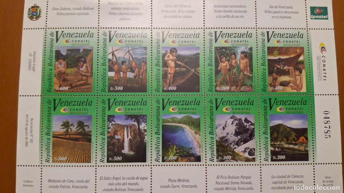 Francobolli: HB728 HOJITAS BLOQUE de VENEZUELA en NUEVO ideal para tematicas (leer descripcion)