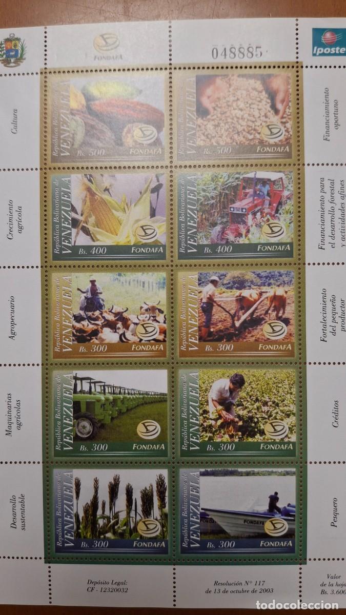 Timbres: HB729 HOJITAS BLOQUE de VENEZUELA en NUEVO ideal para tematicas (leer descripcion)