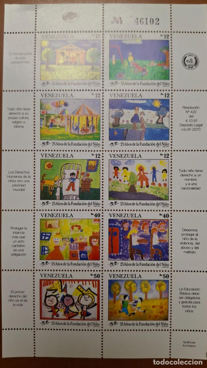 Timbres: HB736 HOJITAS BLOQUE de VENEZUELA en NUEVO ideal para tematicas (leer descripcion)