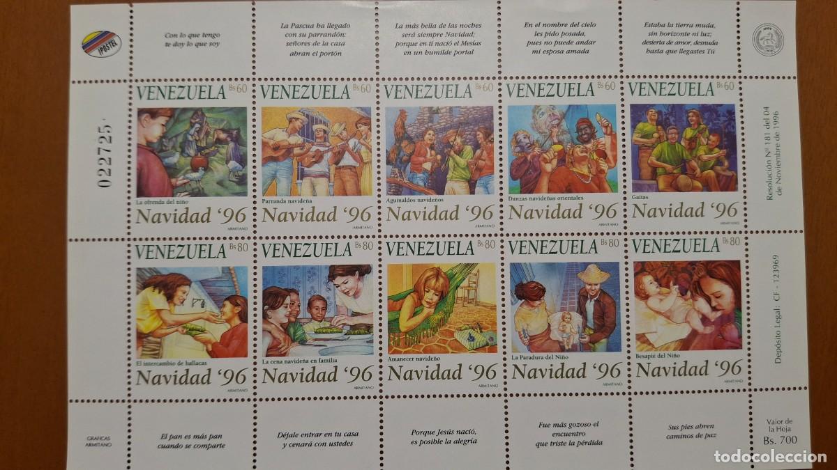 Selos: HB740 HOJITAS BLOQUE de VENEZUELA en NUEVO ideal para tematicas (leer descripcion)