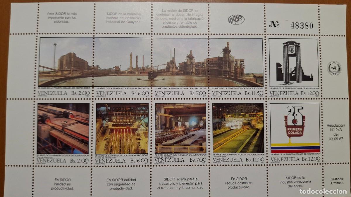 Francobolli: HB741 HOJITAS BLOQUE de VENEZUELA en NUEVO ideal para tematicas (leer descripcion)