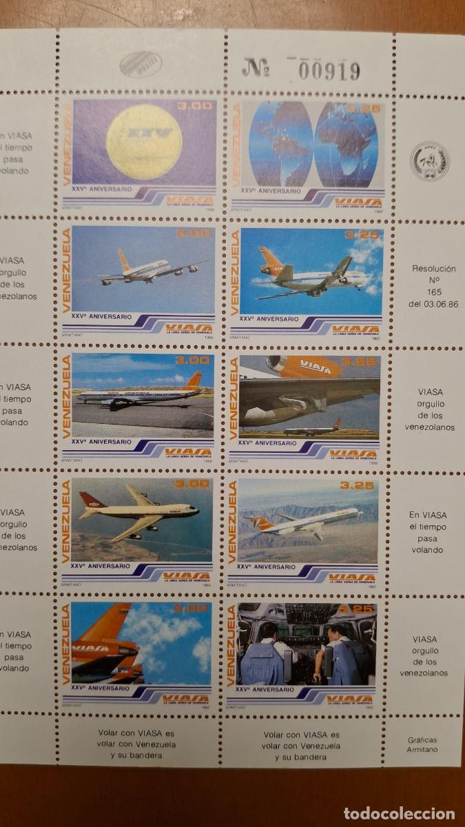 Timbres: HB743 HOJITAS BLOQUE de VENEZUELA en NUEVO ideal para tematicas (leer descripcion)