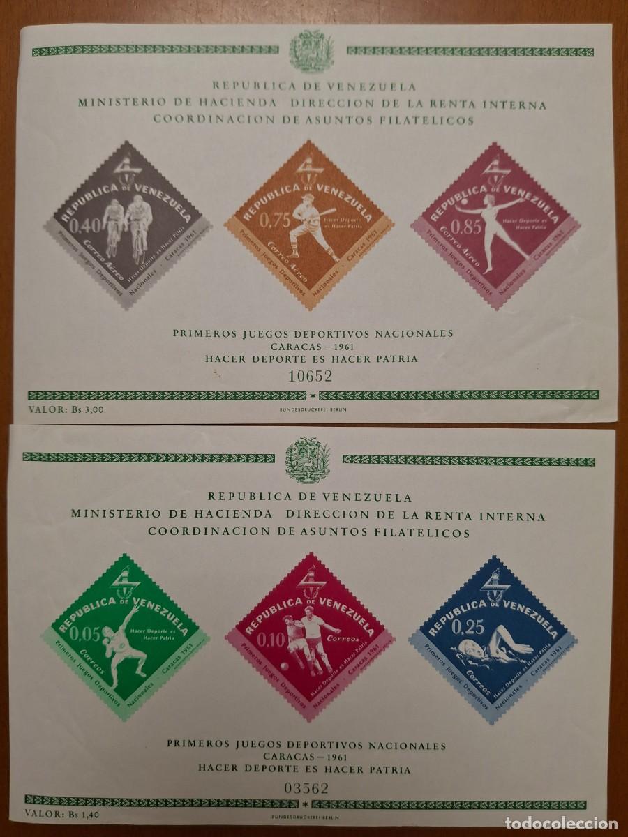 Stamps: HB753 HOJITAS BLOQUE de VENEZUELA en NUEVO ideal para tematicas (leer descripcion)