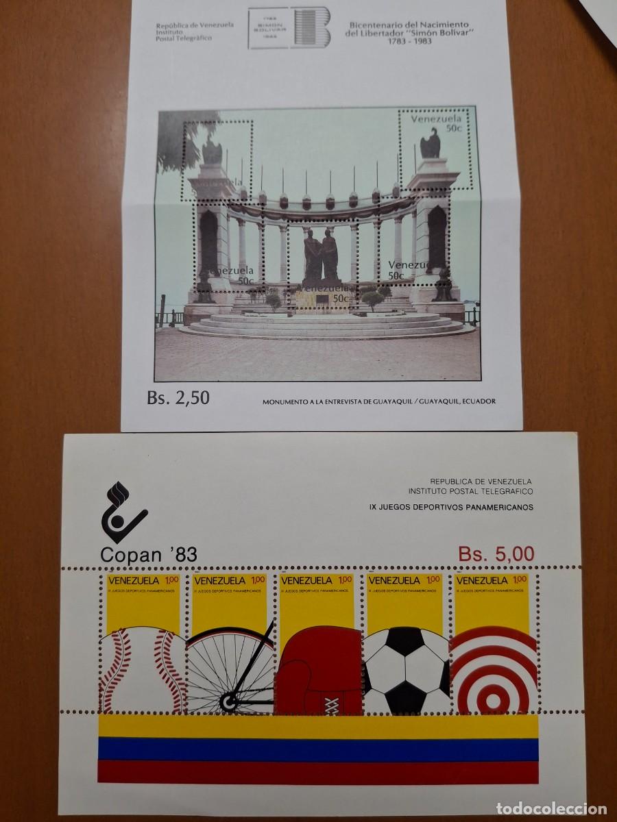 Stamps: HB754 HOJITAS BLOQUE de VENEZUELA en NUEVO ideal para tematicas (leer descripcion)