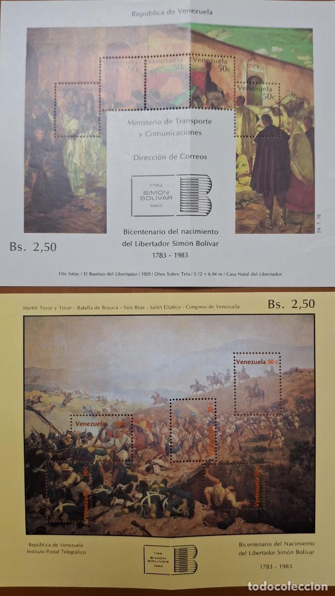 Stamps: HB757 HOJITAS BLOQUE de VENEZUELA en NUEVO ideal para tematicas (leer descripcion)