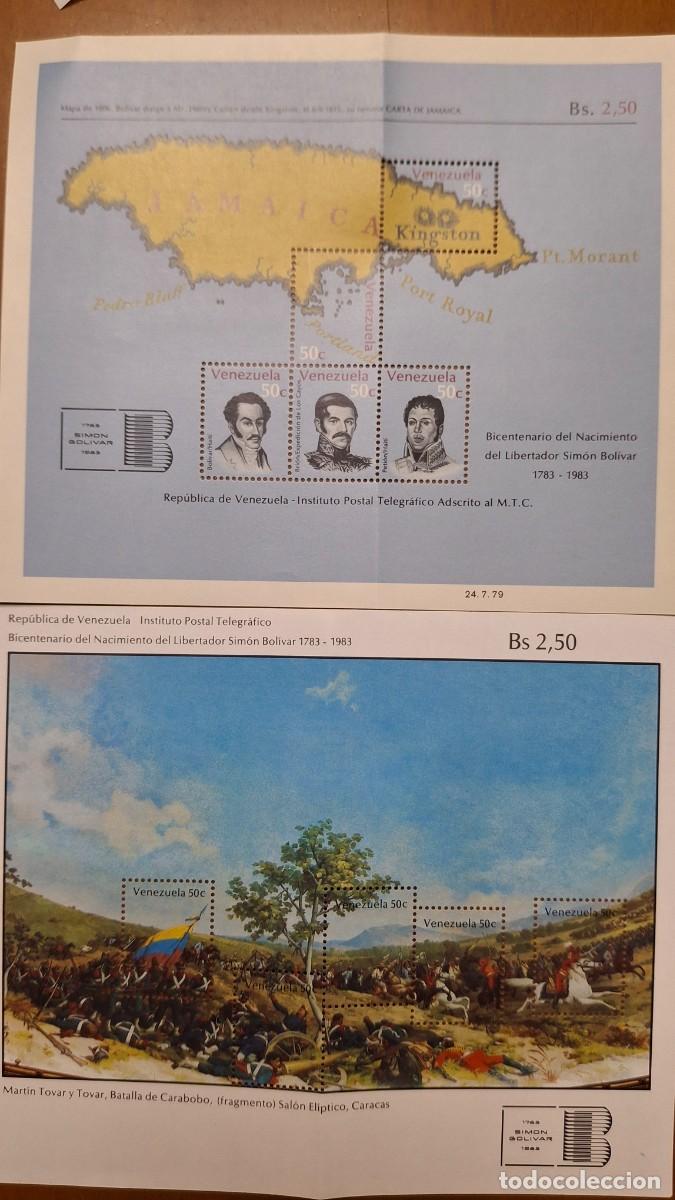 Stamps: HB758 HOJITAS BLOQUE de VENEZUELA en NUEVO ideal para tematicas (leer descripcion)