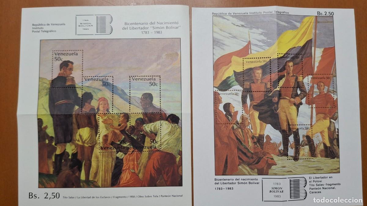 Selos: HB759 HOJITAS BLOQUE de VENEZUELA en NUEVO ideal para tematicas (leer descripcion)