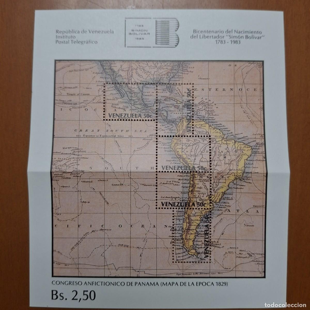 Briefmarken: HB762 HOJITAS BLOQUE de VENEZUELA en NUEVO ideal para tematicas (leer descripcion)