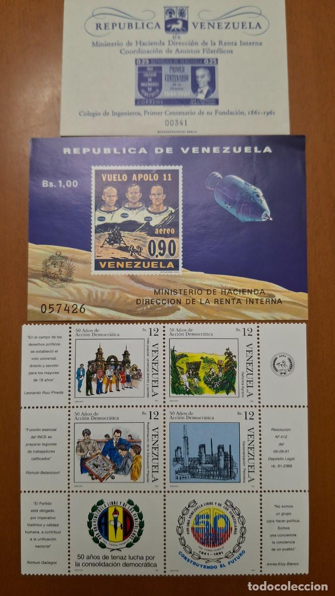Francobolli: HB763 HOJITAS BLOQUE de VENEZUELA en NUEVO ideal para tematicas (leer descripcion)