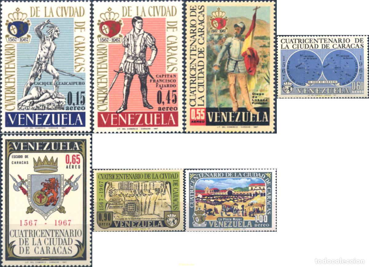 Sellos: 796552 MNH VENEZUELA 1967 4 CENTENARIO DE CARACAS