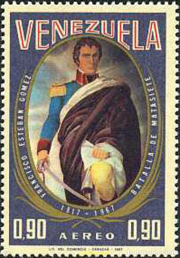 Sellos: 176804 MNH VENEZUELA 1967 150 ANIVERSARIO DE LA CONQUISTA EN LA BATALLA DE MATASIETE