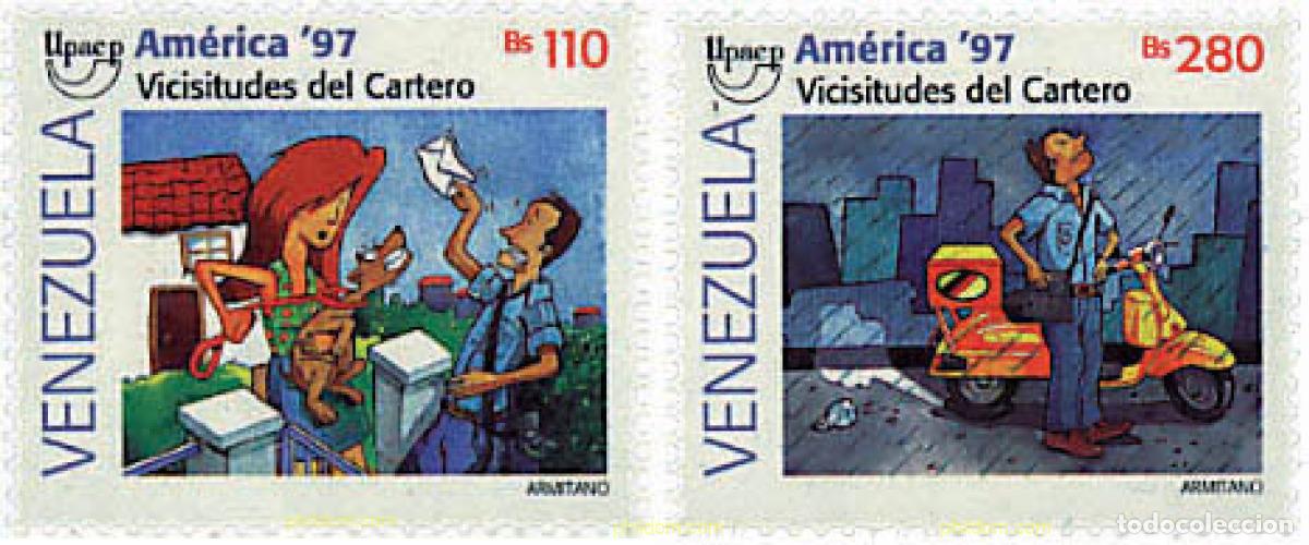 Sellos: 49818 MNH VENEZUELA 1997 AMERICA-UPAEP 1997 - EL CARTERO