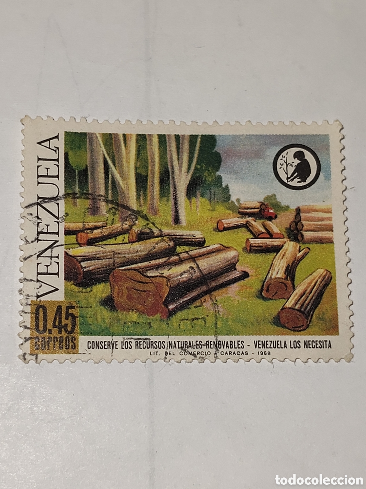 Briefmarken: Sello de Venezuela conservaci&oacute;n de los recursos naturales 1968