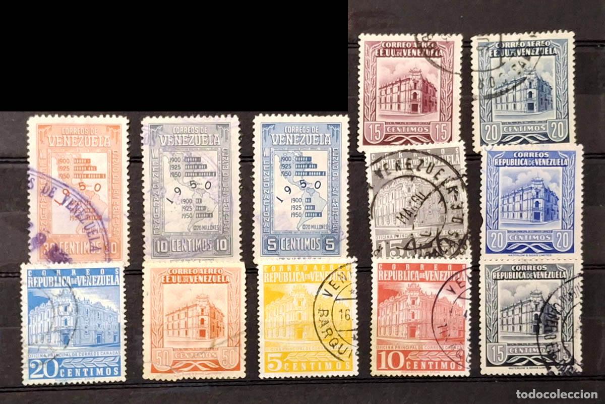 Sellos: 12 sellos de Venezuela
