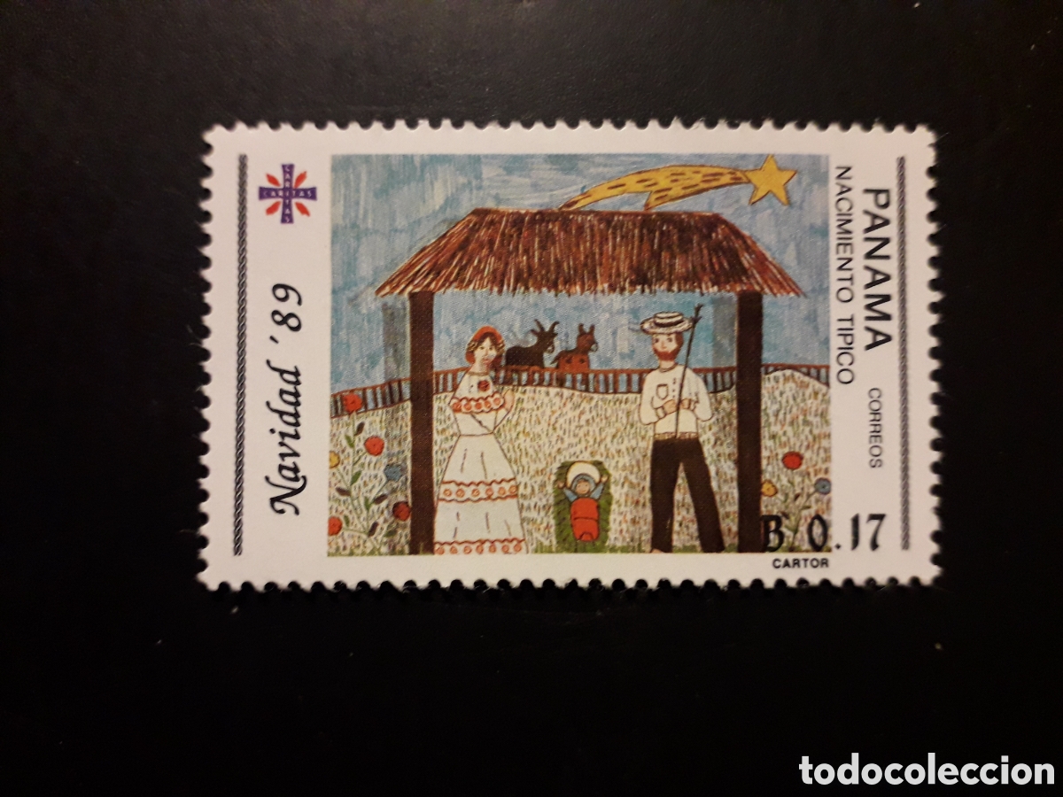 Sellos: PANAM&Aacute; YVERT 1062 SELLO SUELTO NUEVO *** 1989 NAVIDAD, DIBUJOS INFANTILES PEDIDO M&Iacute;NIMO 3&euro;