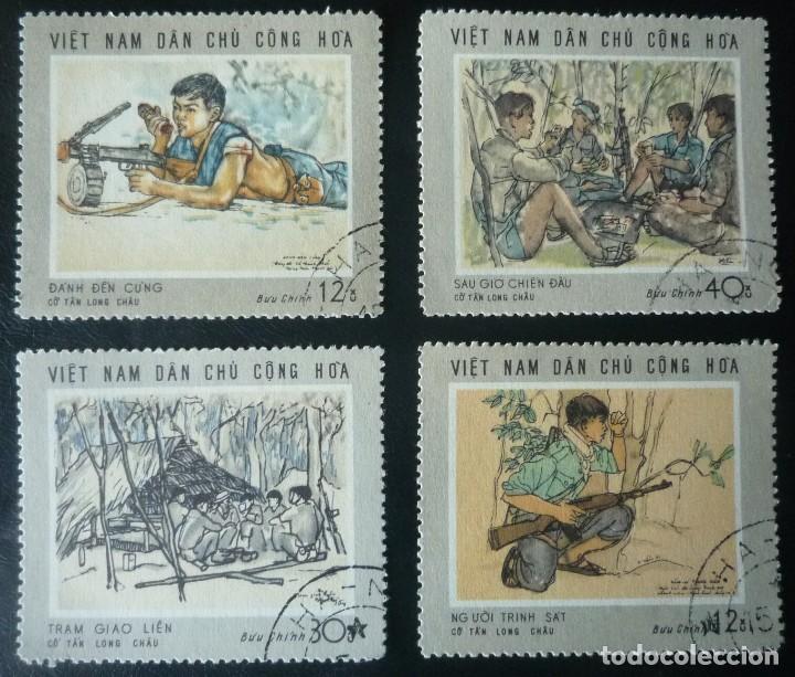 Sellos: CUATRO SELLOS DE VIETNAM - Foto 1