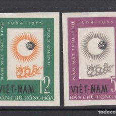 Sellos: VIETNAM, 1964 YVERT Nº 358 / 359 /**/, SIN DENTAR.