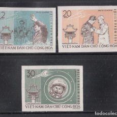 Sellos: VIETNAM, 1962 YVERT Nº 278 / 280 /**/, SIN DENTAR.