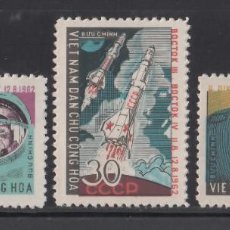 Sellos: VIETNAM, 1962 YVERT Nº 290 / 293 /**/, SIN FIJASELLOS. Lote 345583713