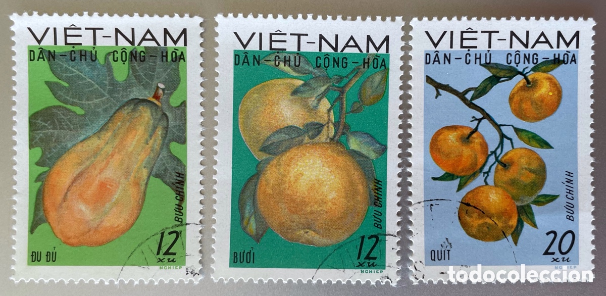 Sellos: Vietnam. Frutas. 1969 - Foto 1