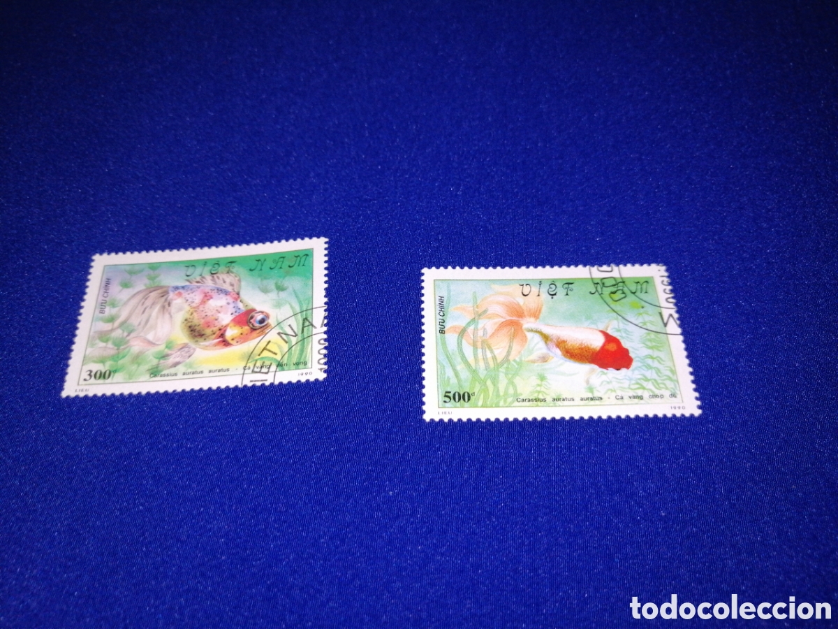 Sellos: VIETNAM SELLOS PECES - Foto 1