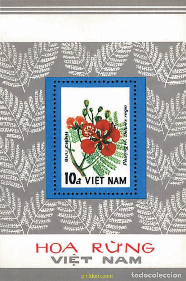 Sellos: 92821 MNH VIETNAM 1984 FLORES