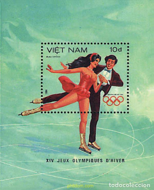 Sellos: 71968 MNH VIETNAM 1984 14 JUEGOS OLIMPICOS INVIERNO SARAJEVO 1984