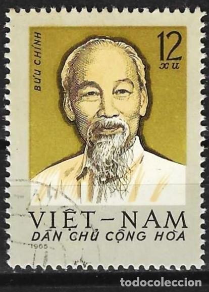 Sellos: Vietnam del Norte 1965 - Mi 418 - YT 464 - Hồ Ch&iacute; Minh