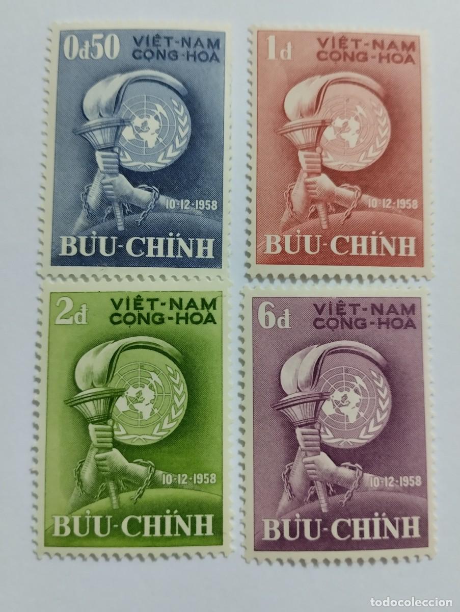 Sellos: SELLOS VIETNAM DEL SUR, A&Ntilde;O 158, SERIE COMPLETA**MNH, YVERT 98/101, MICHEL 168/71