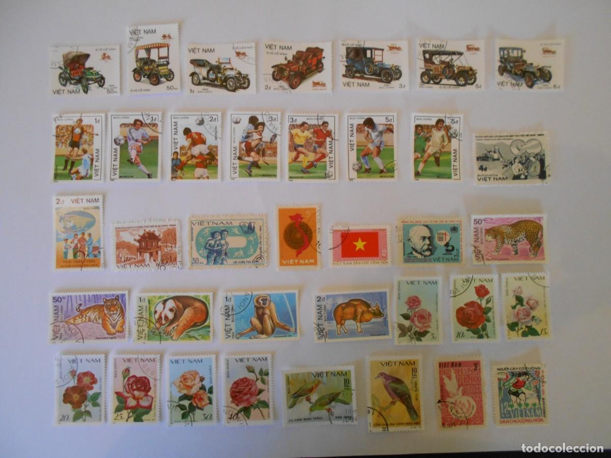 Sellos: VIETNAM-LOTE 80 SELLOS DIFERENTES-LOTE 4