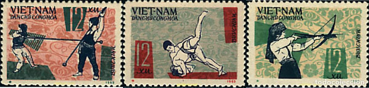 Briefmarken: 37693 MNH VIETNAM DEL NORTE 1966 JUEGOS DEPORTIVOS NACIONALES