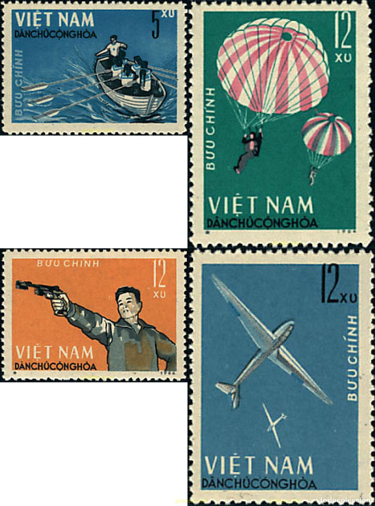 Sellos: 37687 MNH VIETNAM DEL NORTE 1964 JUEGOS DEPORTIVOS MILITARES