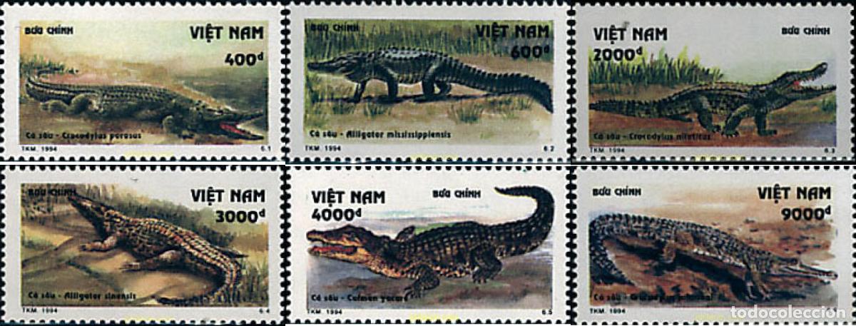 Sellos: 89060 MNH VIETNAM 1994 REPTILES