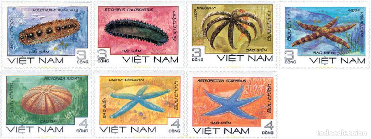 Sellos: 37754 MNH VIETNAM 1985 FAUNA MARINA