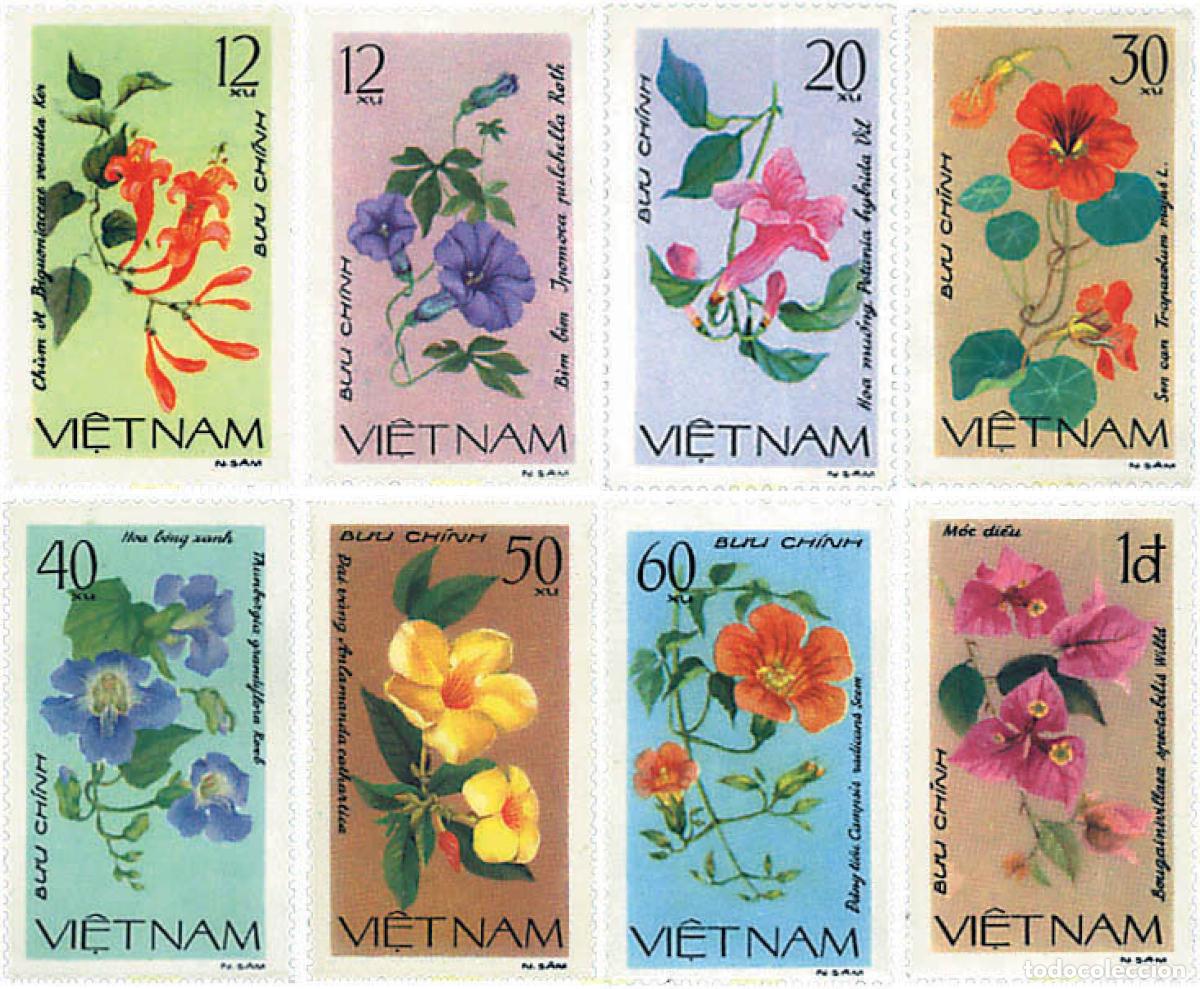 Sellos: 92818 MNH VIETNAM 1980 FLORES