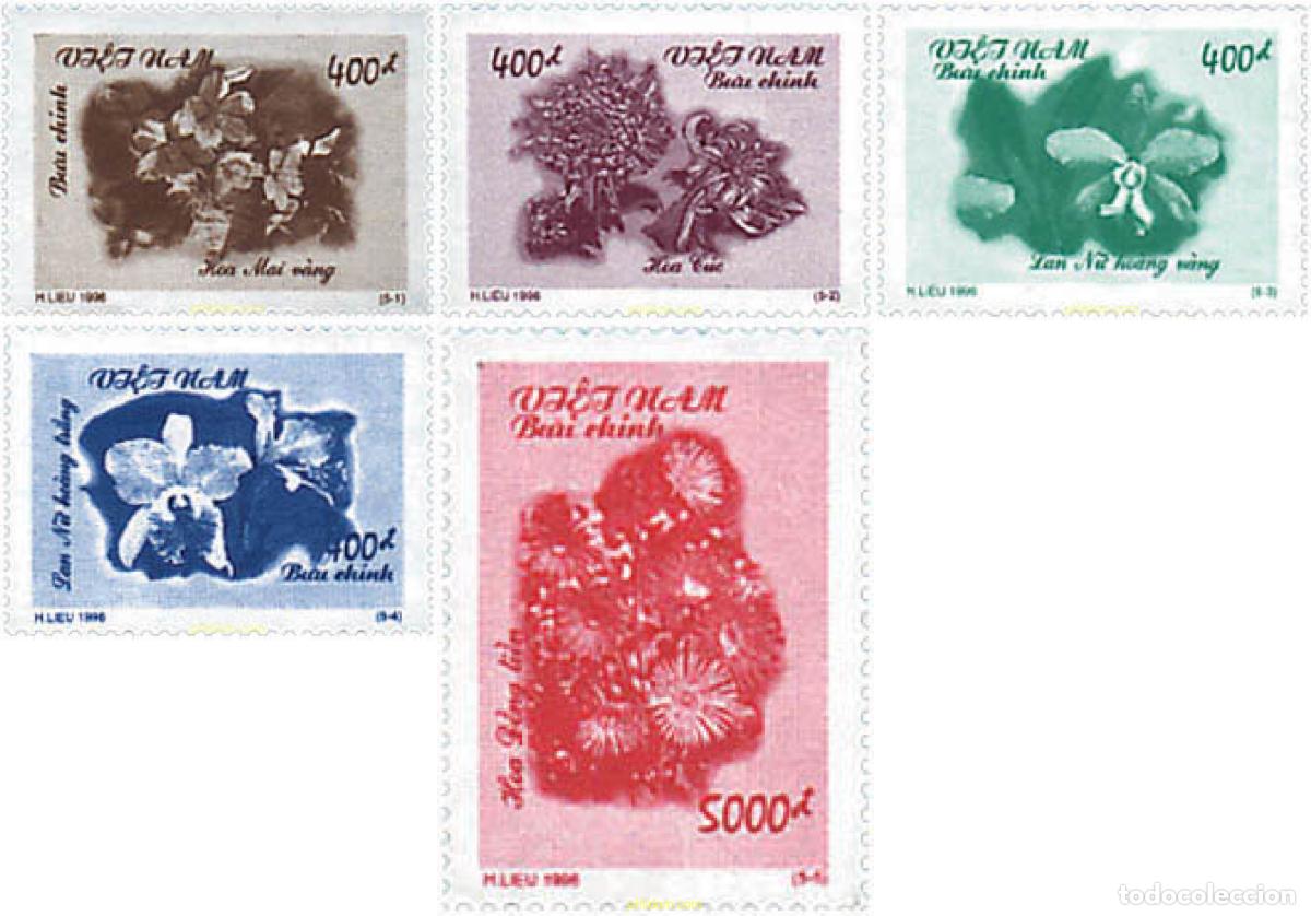 Selos: 96292 MNH VIETNAM 1996 FLORES