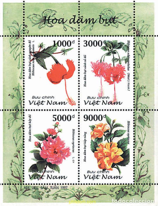 Sellos: 224393 MNH VIETNAM 1997 HIBISCUS