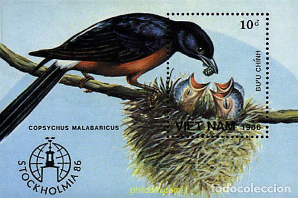 Sellos: 32258 MNH VIETNAM 1986 STOCKHOLMIA 86. EXPOSICION FILATELICA INTERNACIONAL