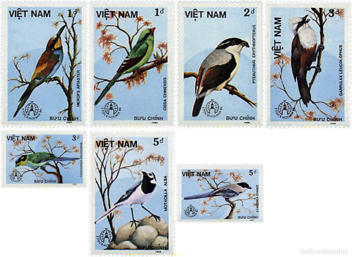 Sellos: 32257 MNH VIETNAM 1986 STOCKHOLMIA 86. EXPOSICION FILATELICA INTERNACIONAL
