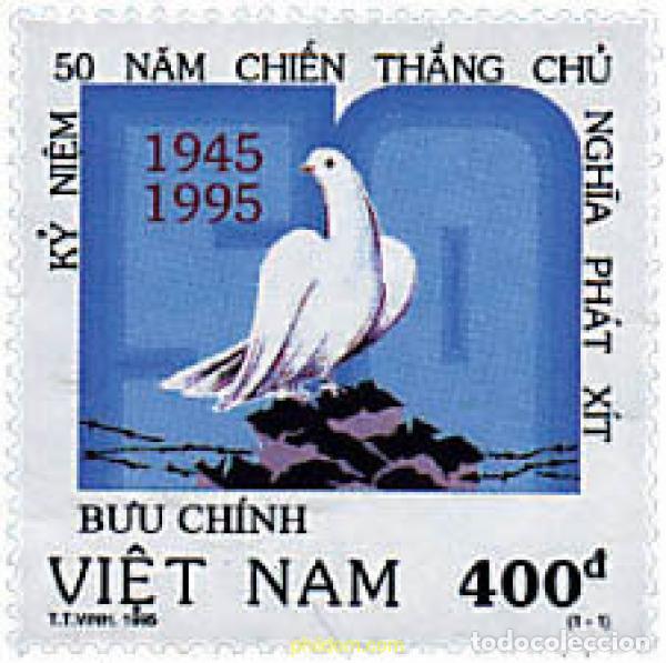 Selos: 60045 MNH VIETNAM 1995 50 ANIVERSARIO DE LA VICTORIA SOBRE EL FASCISMO