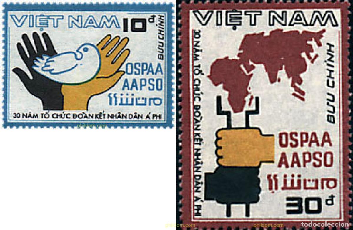 Sellos: 33140 MNH VIETNAM 1987 30 ANIVERSARIO DE LA OSPAA