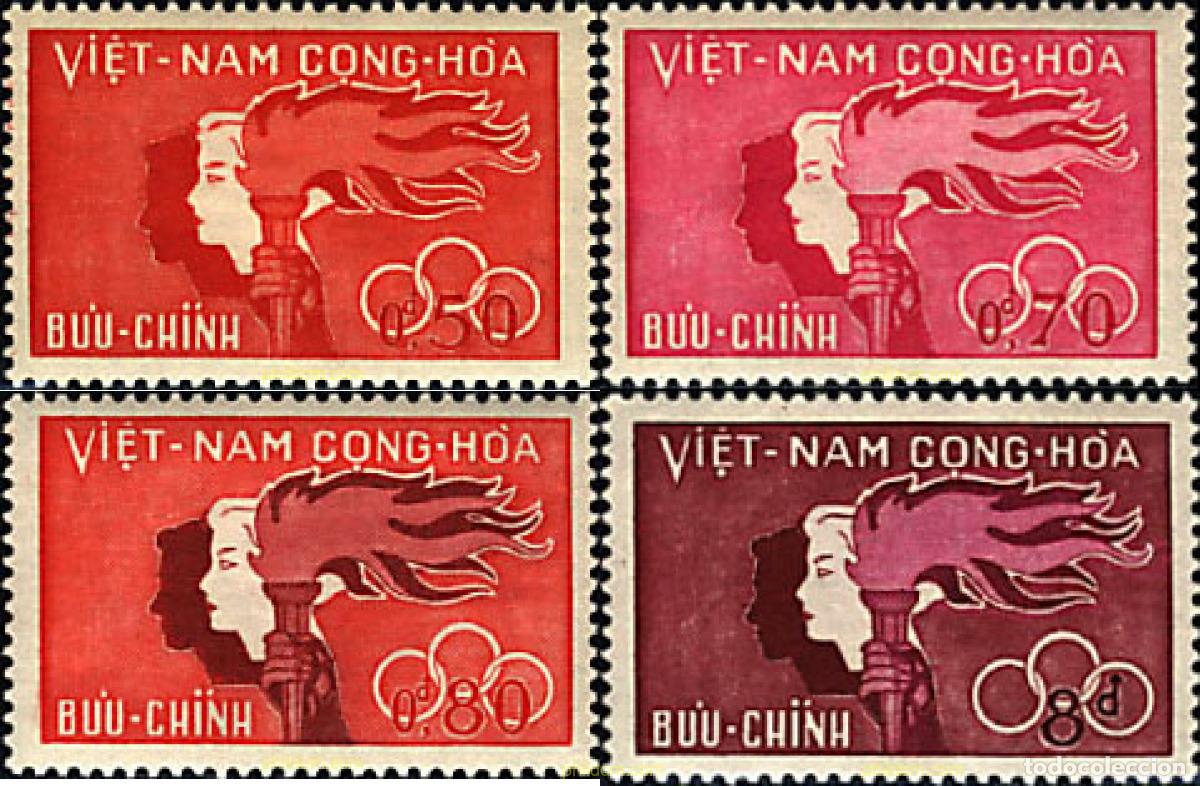 Sellos: 40265 MNH VIETNAM DEL SUR 1961 DEPORTE Y JUVENTUD